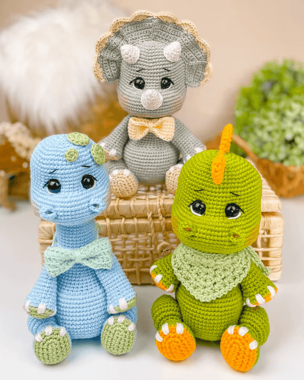 Baby Dinos Crochet Pattern