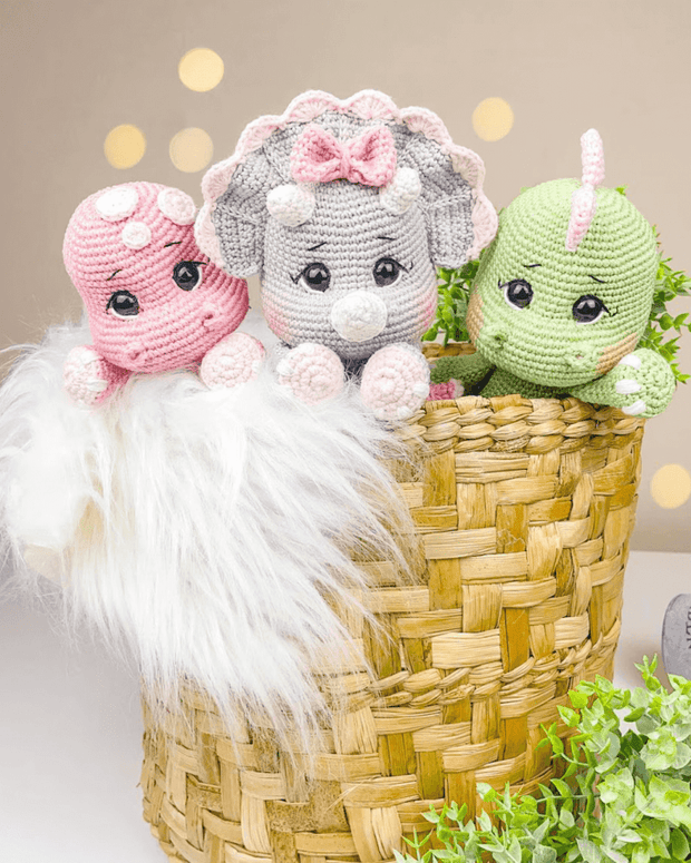 Baby Dinos Crochet Pattern