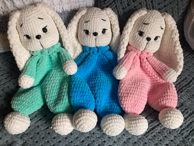 Crochet pattern bunny and cat