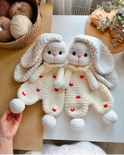 Crochet pattern bunny and cat