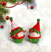 crochet PATTERN for Set Christmas toys