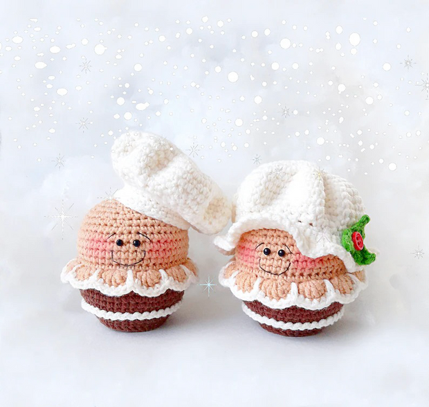 crochet PATTERN for Set Christmas toys