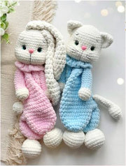Crochet pattern bunny and cat