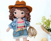 Cowboy Couple Crochet Doll Pattern