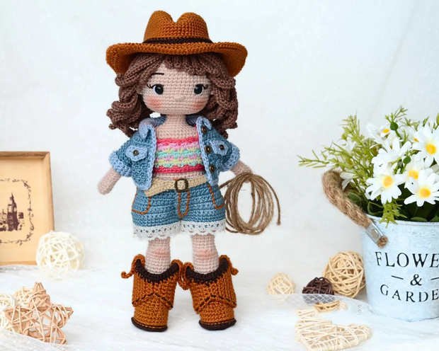 Cowgirl Doll Crochet Pattern