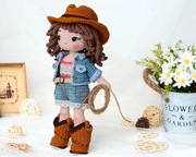 Cowboy Couple Crochet Doll Pattern