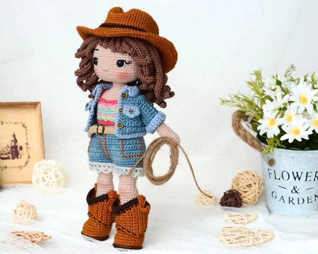 Cowboy Couple Crochet Doll Pattern