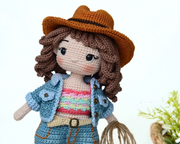 Cowboy Couple Crochet Doll Pattern