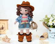 Cowboy Couple Crochet Doll Pattern