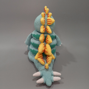 Dino stacking toy crochet pattern stegosaurus