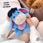3 in 1 Winnie the Pooh, Piglet and Donkey Crochet Pattern