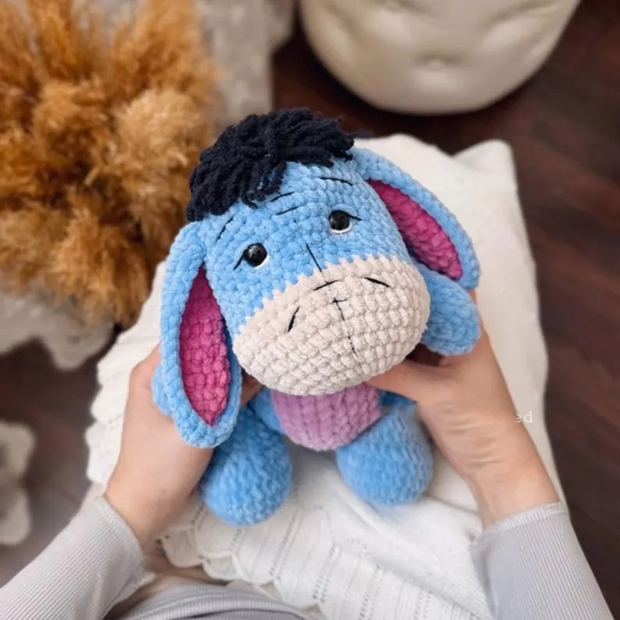 3 in 1 Winnie the Pooh, Piglet and Donkey Crochet Pattern