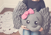 CROCHET PATTERN Bella and Sam Elephant Pillow