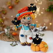 Halloween crochet toy cute Scarecrow
