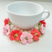 3-in-1 Flower Coaster Crochet Pattern Bundle