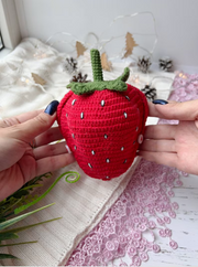 Crochet Strawberry Fox Amigurumi Pattern