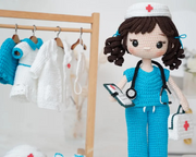 Crochet Nurse & Doctor Doll Pattern