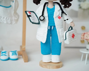 Crochet Nurse & Doctor Doll Pattern