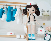 Crochet Nurse & Doctor Doll Pattern
