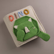 Dino Quiet Book Crochet Pattern Amigurumi Educational Toy sensory toy