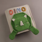 Dino Quiet Book Crochet Pattern Amigurumi Educational Toy sensory toy