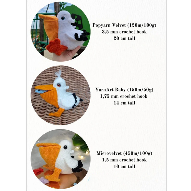 Pelican. pattern PDF. Educational game.