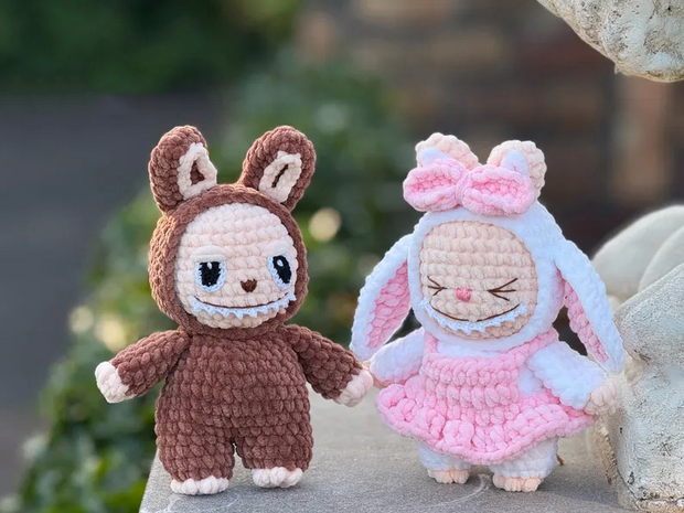 Labubu Plush Toy/Pattern, 3 in 1