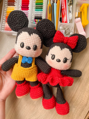 Mike and Mika Cute Mouse Crochet pattern