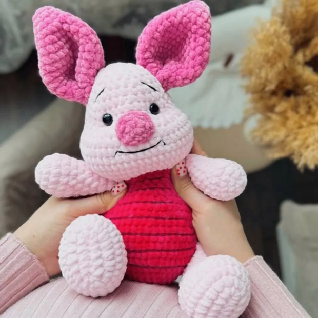 3 in 1 Winnie the Pooh, Piglet and Donkey Crochet Pattern
