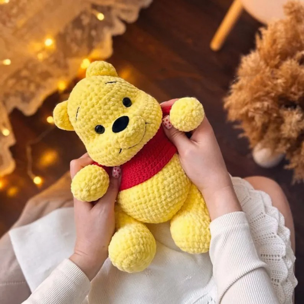 3 in 1 Winnie the Pooh, Piglet and Donkey Crochet Pattern