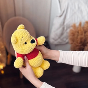 3 in 1 Winnie the Pooh, Piglet and Donkey Crochet Pattern
