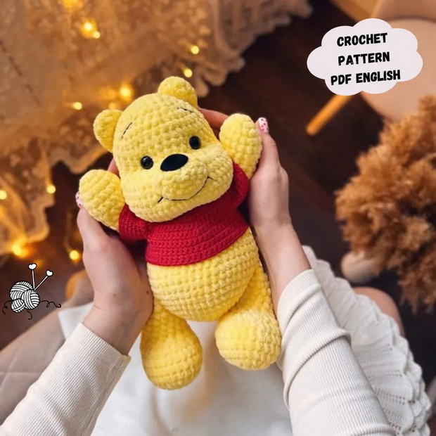3 in 1 Winnie the Pooh, Piglet and Donkey Crochet Pattern