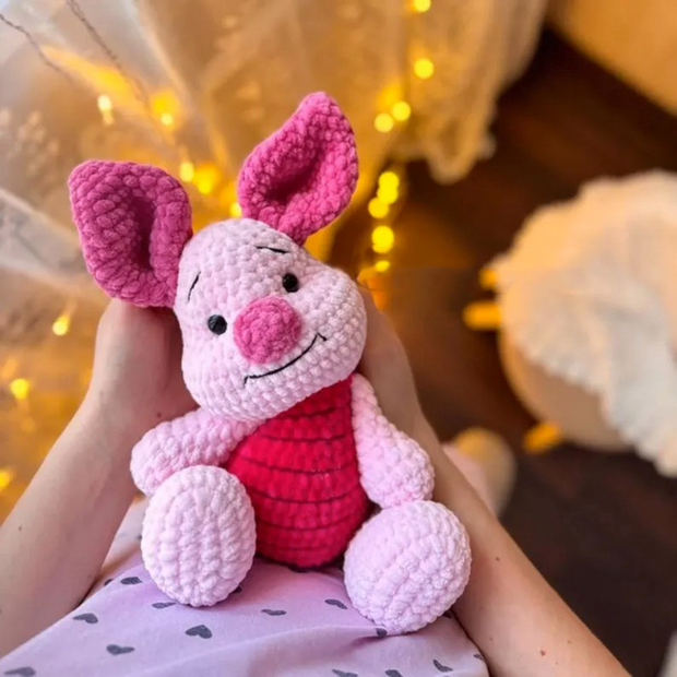 3 in 1 Winnie the Pooh, Piglet and Donkey Crochet Pattern