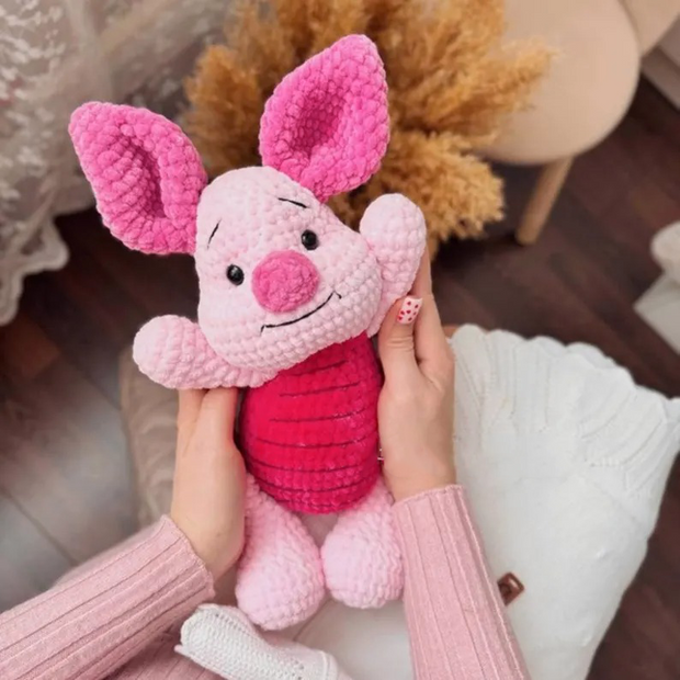 3 in 1 Winnie the Pooh, Piglet and Donkey Crochet Pattern