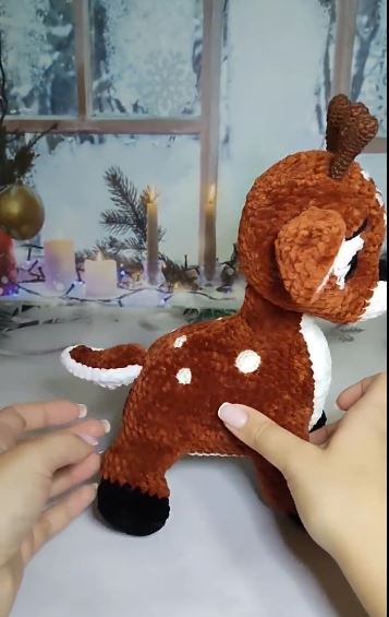 Christmas reindeer, Crochet Pattern