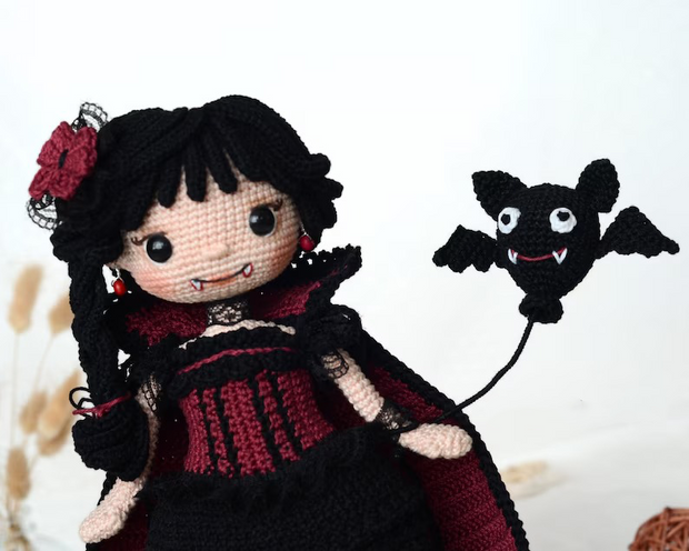 Vampire Crochet Doll Pattern