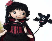 Vampire Crochet Doll Pattern