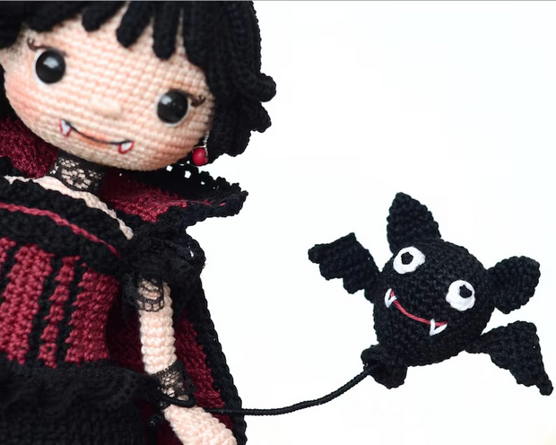 Vampire Crochet Doll Pattern