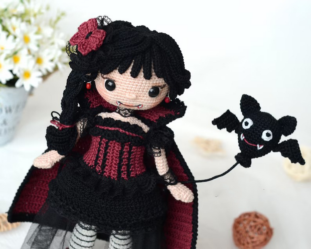 Vampire Crochet Doll Pattern