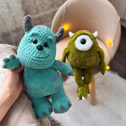 2 in 1 Mike Wazowsk and Sullivan Crochet Pattern
