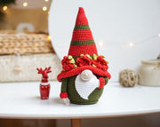 Crochet pattern Flower  Christmas  Gnome