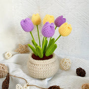 Crochet Pattern Tulip Flowerpot