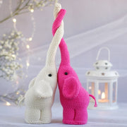 Happy elephant family Crochet Pattern