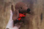 Crochet Dachshund Dog Pattern Amigurumi