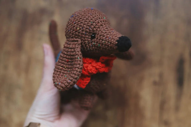 Crochet Dachshund Dog Pattern Amigurumi