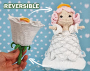 Easy REVERSIBLE ANGEL-BELL CROCHET PATTERN