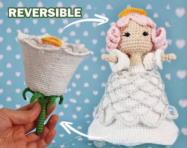 Easy REVERSIBLE ANGEL-BELL CROCHET PATTERN