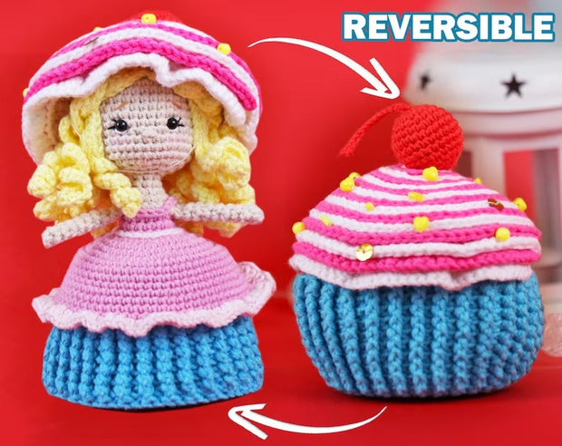 Reversible Princess and Muffin Amigurumi Pattern