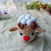 Christmas Crochet Amigurumi pattern Set 5 in 1 Mugs