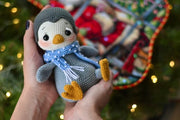 Crochet pattern for Penguin Pin the christmas toy